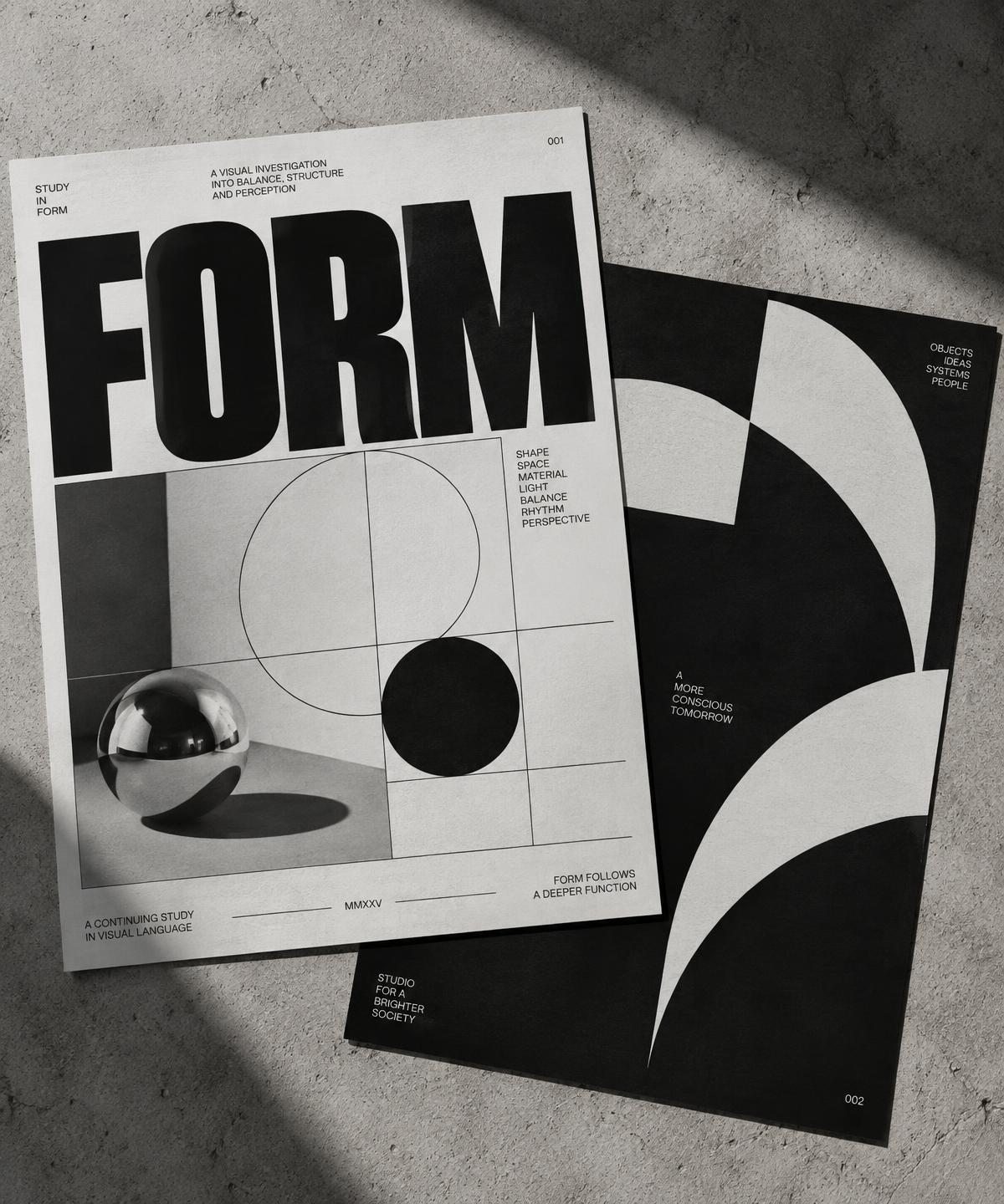FORM — Study in shape